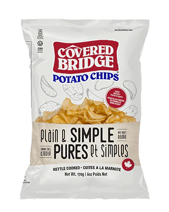 Covered Bridge Chips Plain and Simple 12/170g