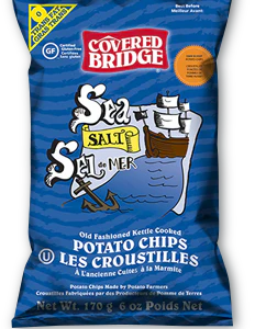 Covered Bridge Chips Sea Salt 12/170g