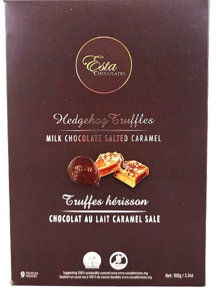 Esta Chocolate Truffles Salted Caramel Hedgehogs 12/100g