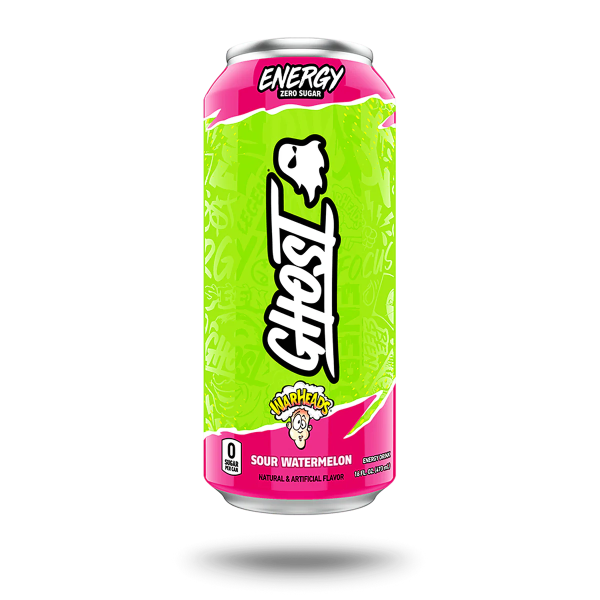 Ghost Energy Drink Warheads Sour Watermelon 12/473ml
