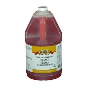 McLean Orange Slush Syrup 2/4LT