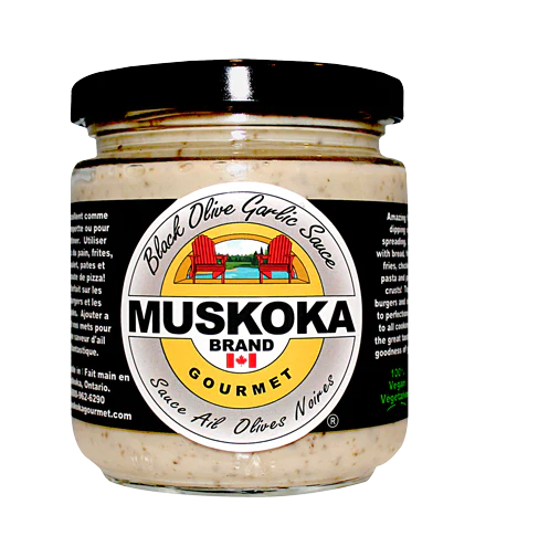 Muskoka Gourmet Black Olive Garlic Sauce 12/250ml