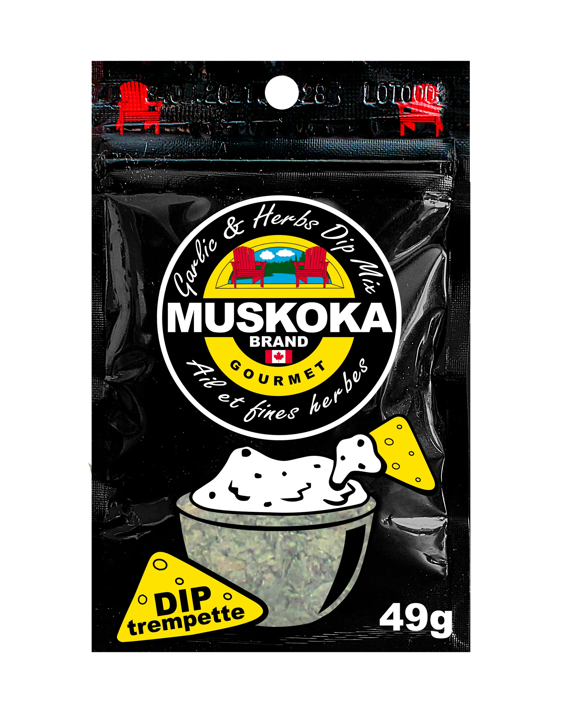 Muskoka Gourmet Dip Mix Garlic and Herbs 16/49g