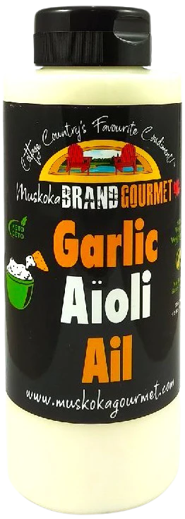 Muskoka Gourmet Garlic Aioli 12/355ml Squeeze Bottle