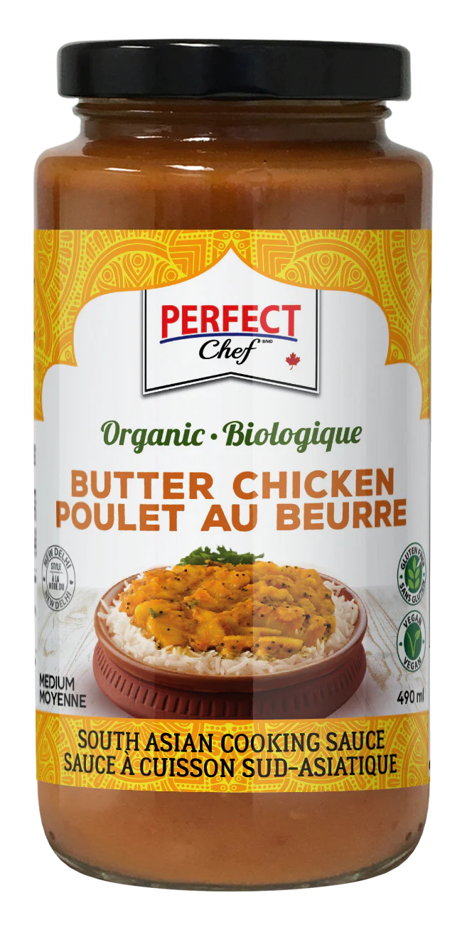Perfect Chef Organic Butter Chicken Cooking Sauce 12/490ml