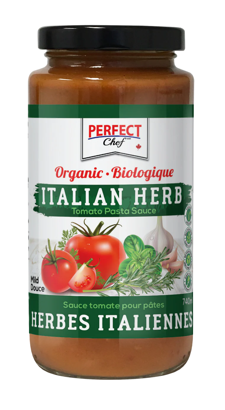 Perfect Chef Organic Pasta Sauce Italian Herb 6/740ml