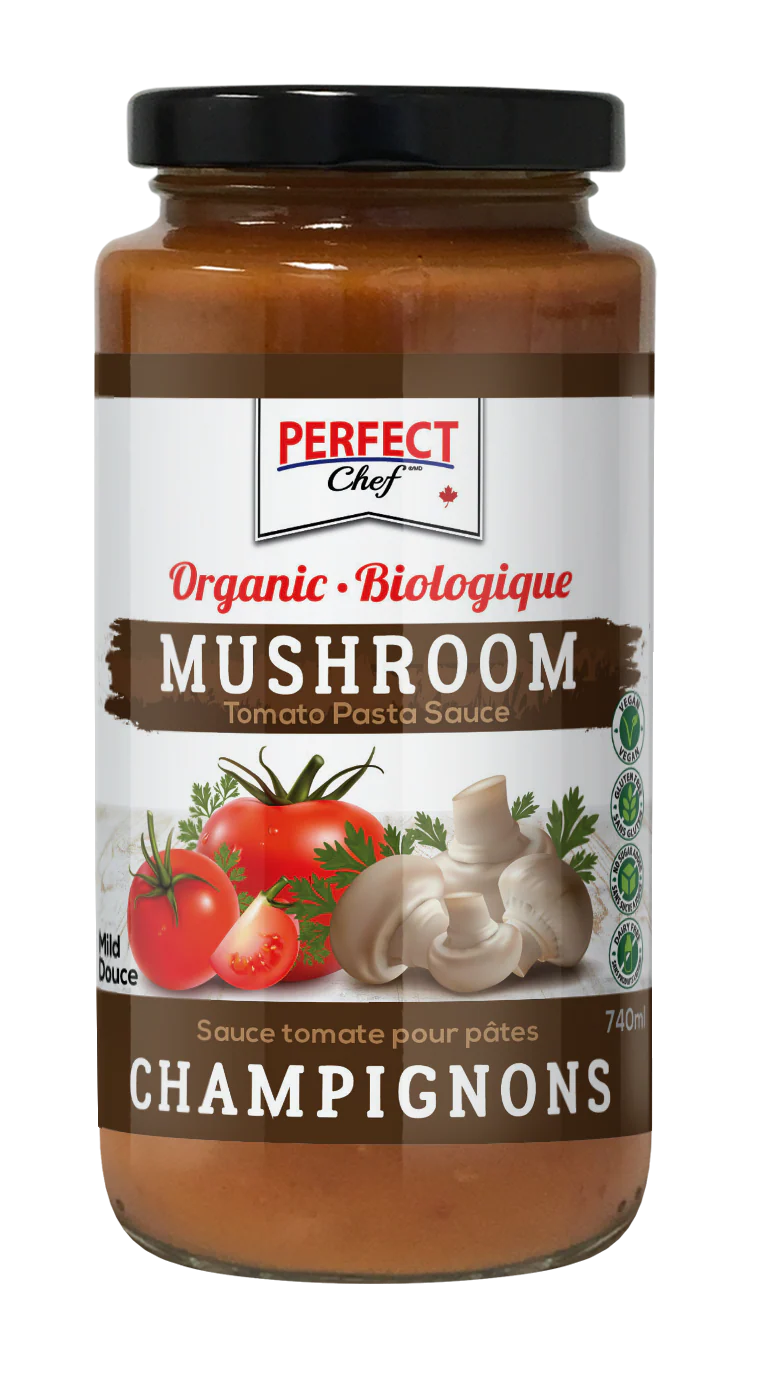 Perfect Chef Organic Pasta Sauce Mushroom 6/740ml