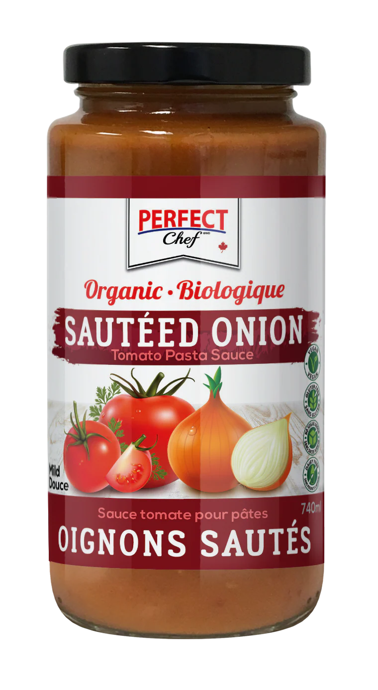 Perfect Chef Organic Pasta Sauce Sauteed Onion 6/740ml