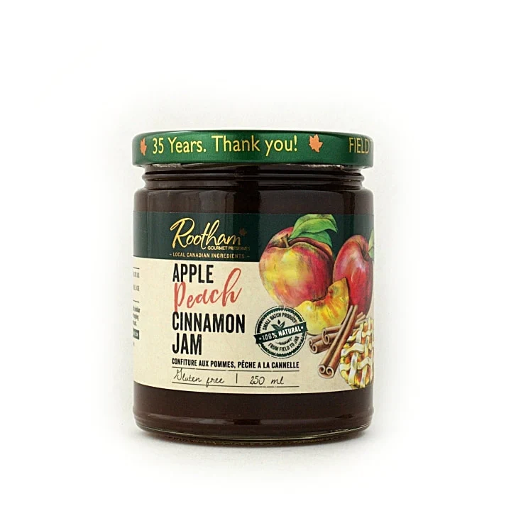 Rootham Apple Peach Cinnamon Jam 12/250 ml