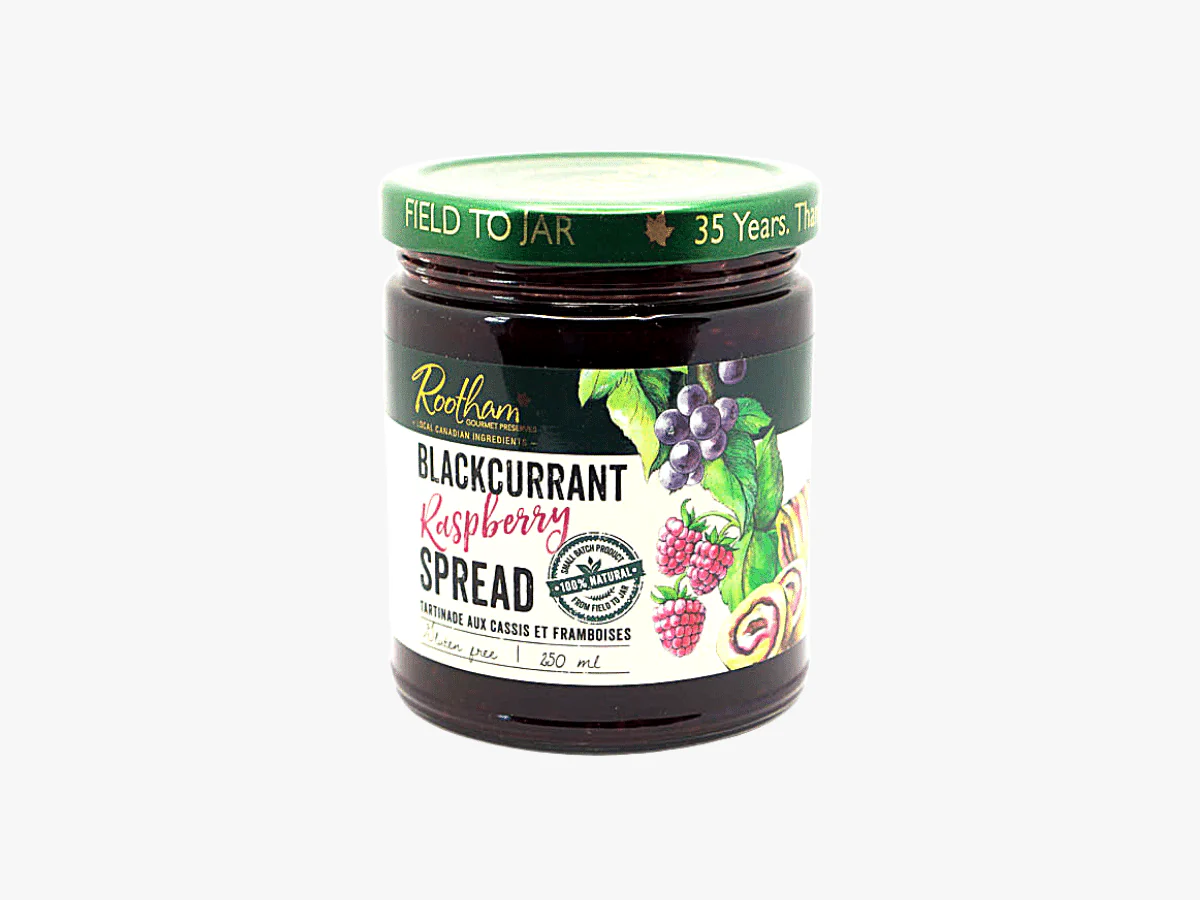 Rootham Blackcurrant Raspberry Spread 12/250 ml