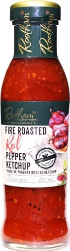 Rootham Fire Roasted Red Pepper Ketchup 12/360 ml