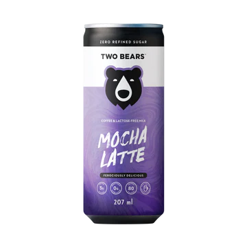 Two Bears Dairy Mocha Latte 6/207ml