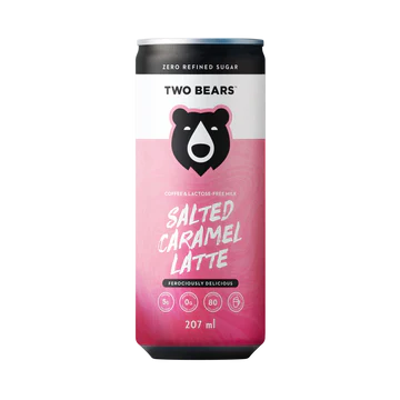 Two Bears Dairy Salted Caramel Latte 6/207ml